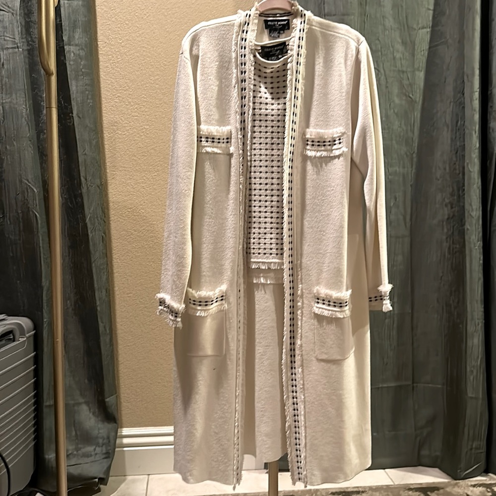 Colette Mordo for Sadimara Knit Cardigan and Tank Set